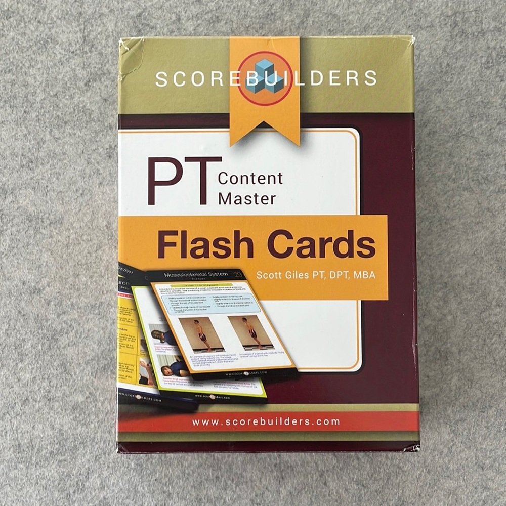 Scorebuilders NPTE Flashcards 2023 - PT